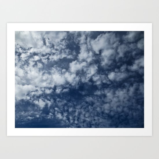 Summer sky Over England Art Print