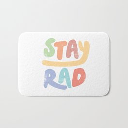 Stay Rad colors Bath Mat