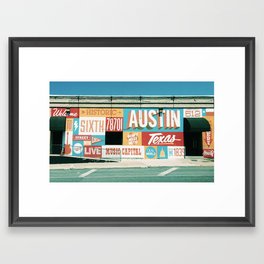 Austin Mural Tour #1 Framed Art Print