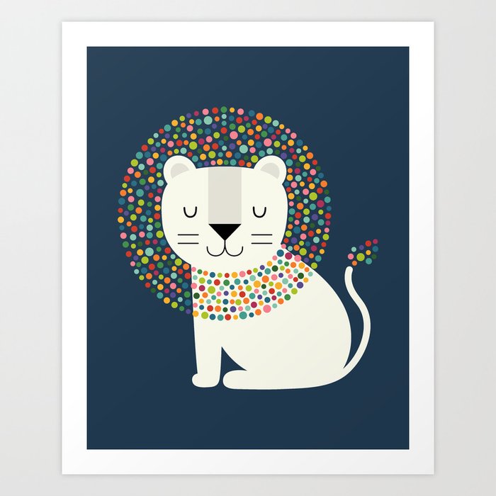 Discover the motif AS A LION by Andy Westface as a print at TOPPOSTER