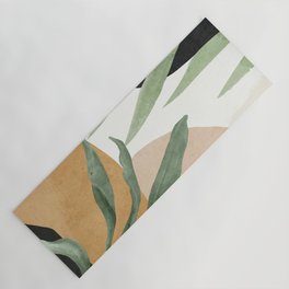 Abstract Art Tropical Leaves 4 Yoga Mat