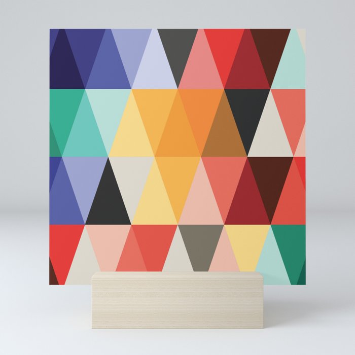 Mid-Century Modern Color Story Mini Art Print