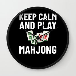 Mahjong Game Mah Jongg Online Player Tile Wall Clock