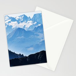 Great Mountains Landscape - The Peaks of The Alps #decor #society6 #buyart Stationery Card