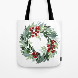 Holly Berry Tote Bag