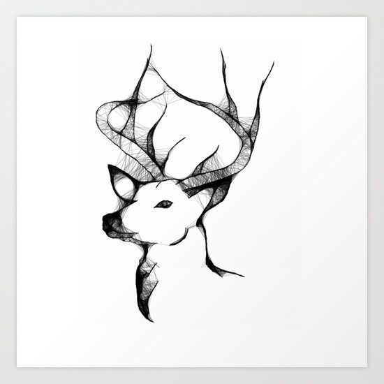 the proud king Art Print