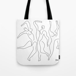 Picasso - Etude Pour Mercure, (Dancing men) 1924 Tote Bag | Digital, Artsy, Graphicdesign, Picassoart, Picassodrawings, Picassoartwork, Picassoguernica, Drawings, Picassocutouts, Forsale 