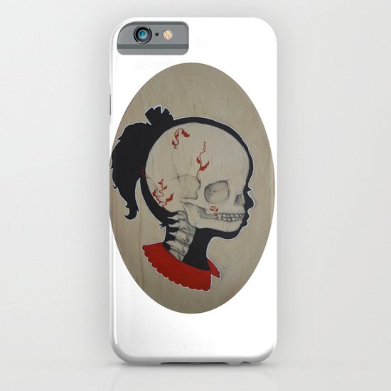 Girl Next Door = Silhouette and Anatomy Love Painting iPhone & iPod Case