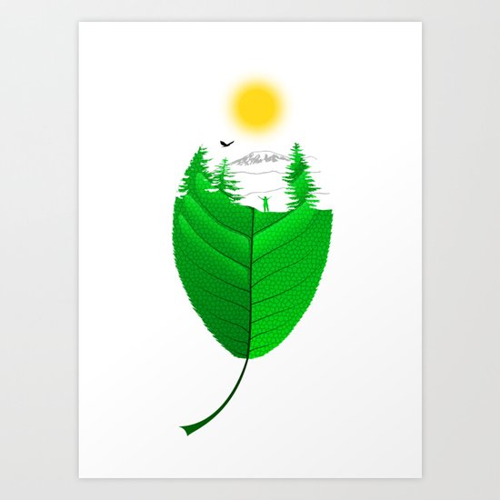Leaf Art Print