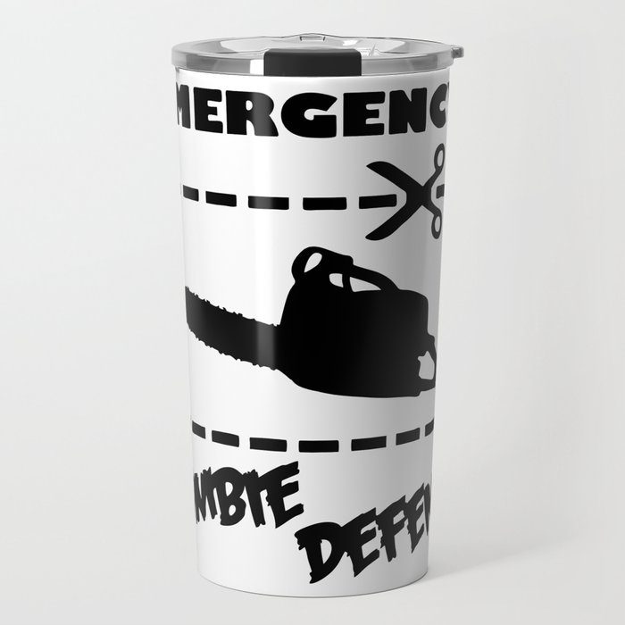 Zombe - Emergency Defense Chainsaw Travel Mug