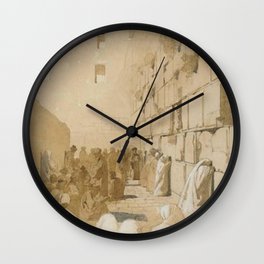 Carl Haag - The Wailing Wall Wall Clock