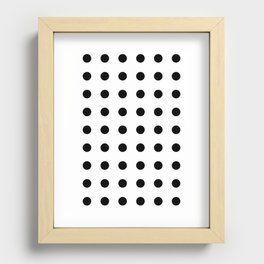 Dots Recessed Framed Print