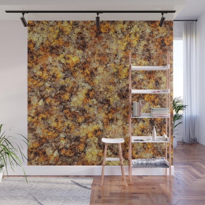 Stone turning to gold Wall Mural
