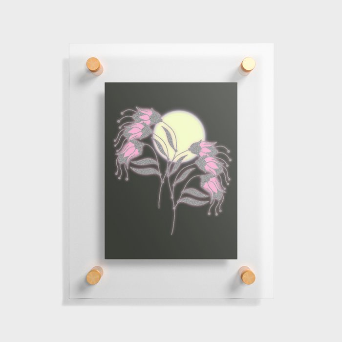Droopy Moody Flowers Floating Acrylic Print