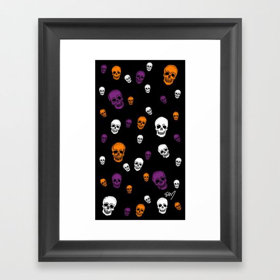Skulls Galore Framed Art Print