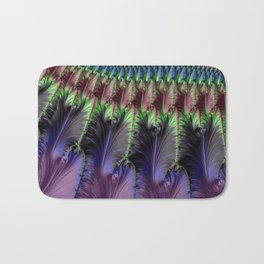 Royal Feathers Bath Mat | Acrylic, Graphicdesign, Digital, Pattern 