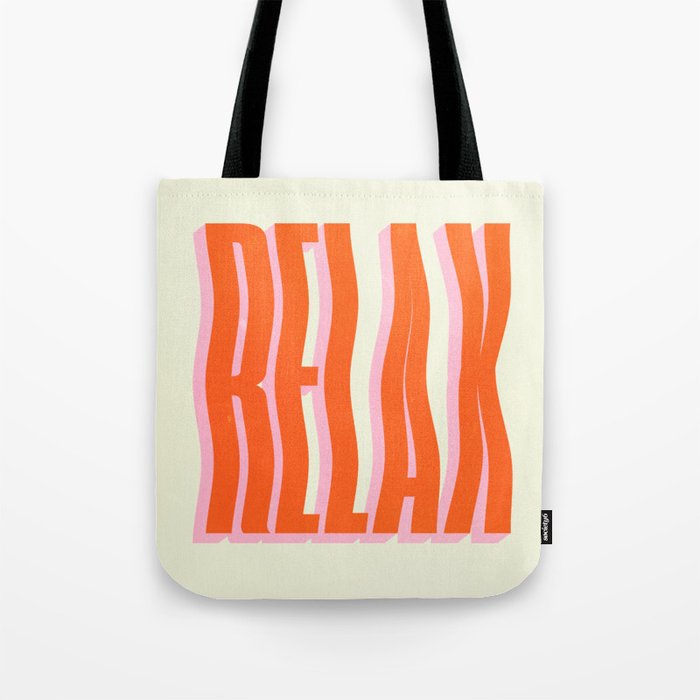 Relax: Wavy Edition Tote Bag