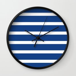 Avalon Stripe Wall Clock | Graphicdesign, Stripesociety, Avalonbeach, Seaside, Stripe, Stripes, Ameliahorvath, Beach, Bluestripe, Avalon 