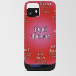 Angel Numbers iPhone Card Case
