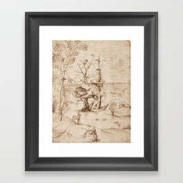 Hieronymus Bosch - The Tree-Man Framed Art Print