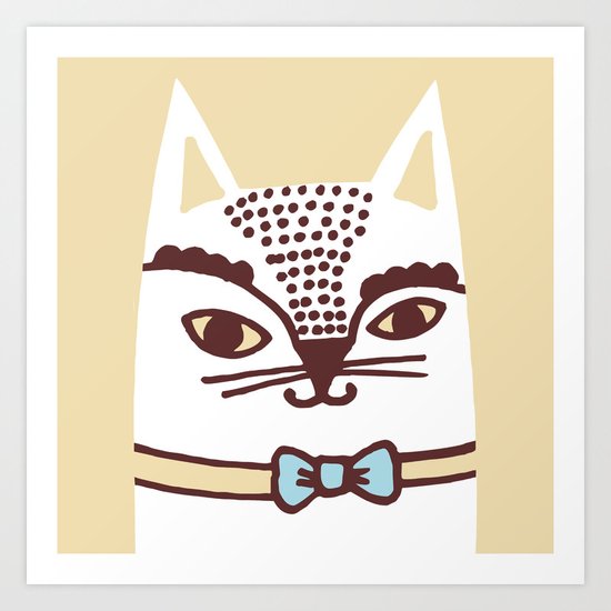 Katze #3 Art Print
