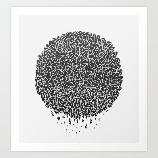 Black Sphere Art Print
