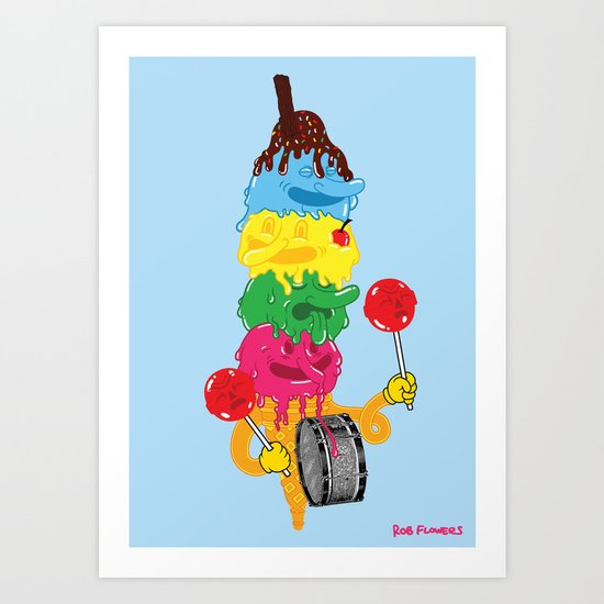 Ice Cream Art Print