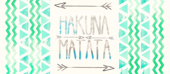 Hakuna Matata Coffee Mug by saraeshak | Society6