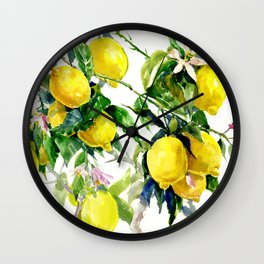 Lemon Tree Wall Clock
