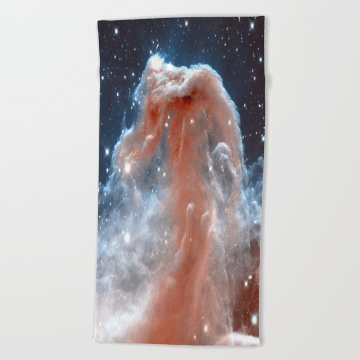 Horsehead Nebula Galaxy Space Beach Towel