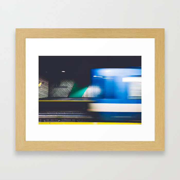 Montreal Subway Metro De Montreal Framed Art Print By Simonsaroche Society6