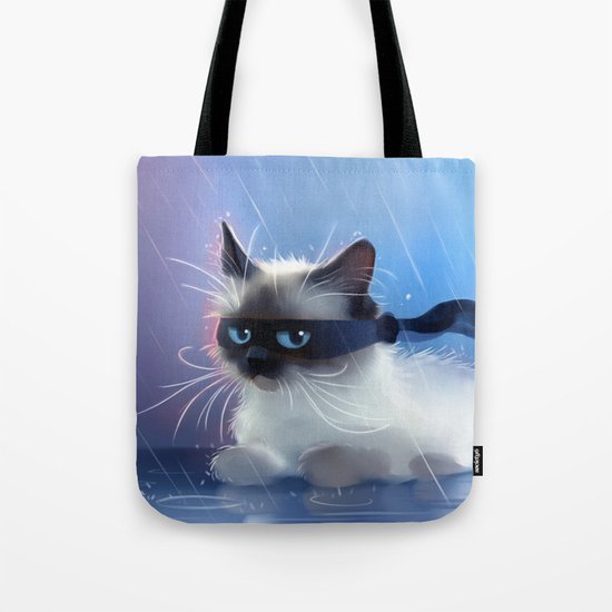 Fancy Ninja Cat Tote Bag