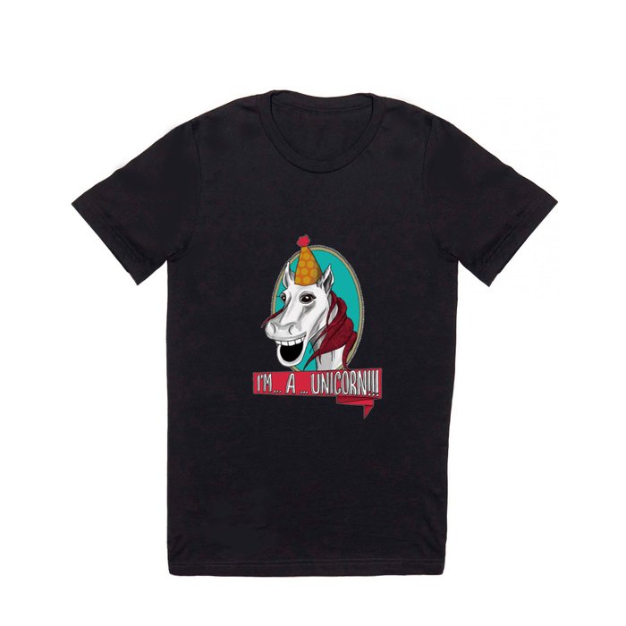 Sylvester the Wannabe Unicorn T Shirt