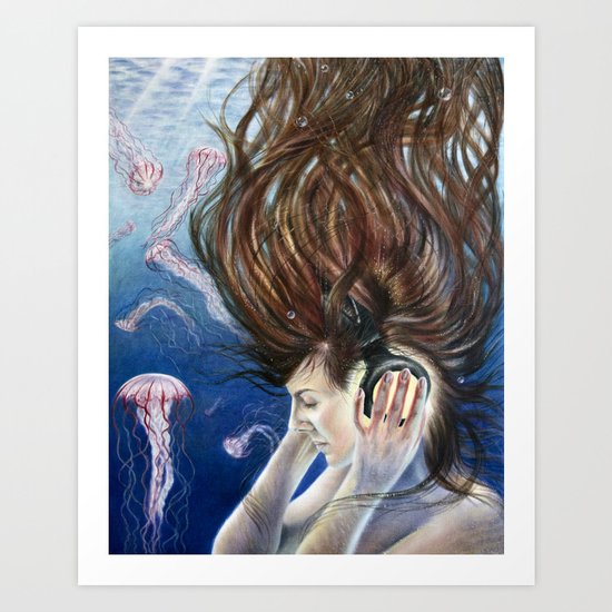Deep Sounds Art Print