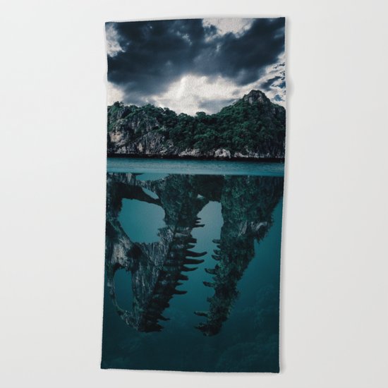 The World Below Beach Towel