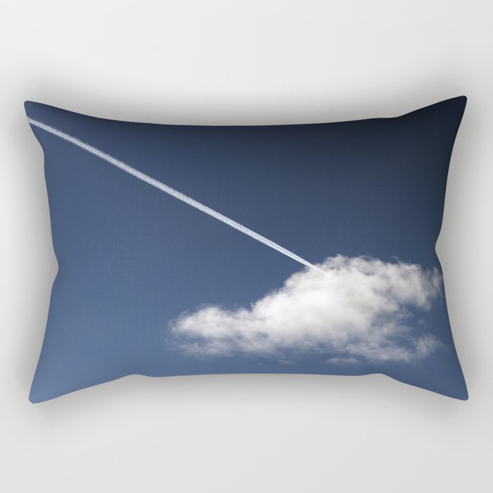 Cloud & Contrail Rectangular Pillow