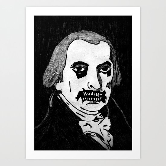 04. Zombie James Madison Art Print