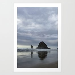 Reflections on the Beach Art Print