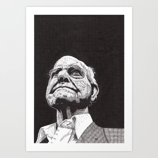 Homeless man5 Art Print