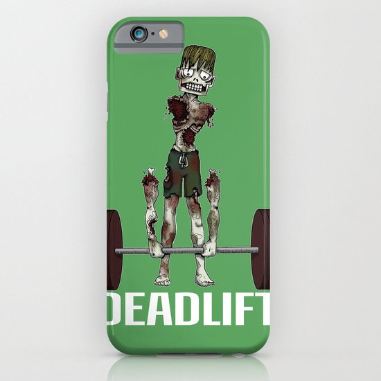 Crossfit Zombie by RonkyTonk doing Deadlift iPhone & iPod Case