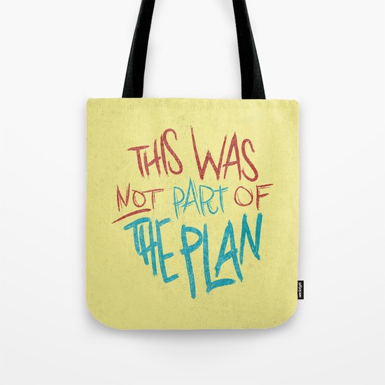 THE PLAN Tote Bag