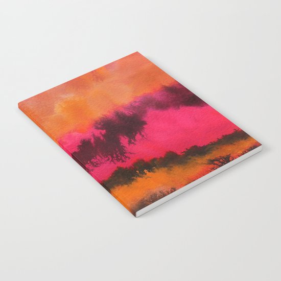 Watercolor abstract landscape 26 Notebook