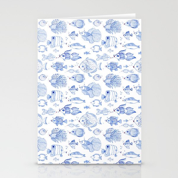 Fish Kiss Stationery Cards