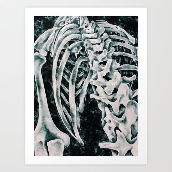 Skellie Art Print