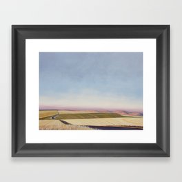 Rolling Country Hills Framed Art Print