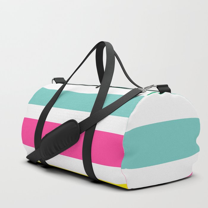 Striped Background 2 Duffle Bag