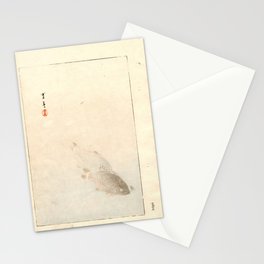 Crucian Carps (Watanabe Seitei) Stationery Card