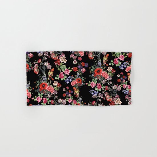Botanic Pattern Hand & Bath Towel