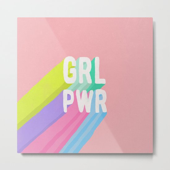 GRL PWR (II) Metal Print