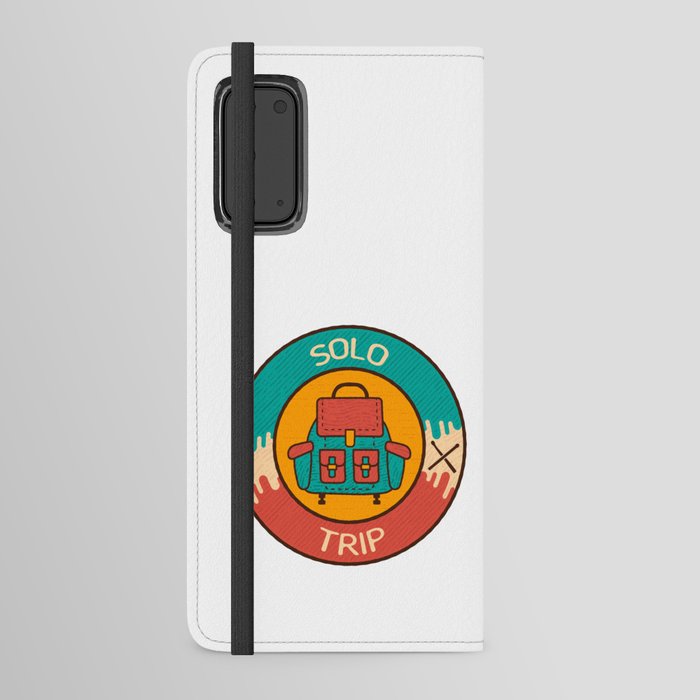 Solo Trip | Backpacking | Backpacker | Solo Traveler | Single Travel Android Wallet Case